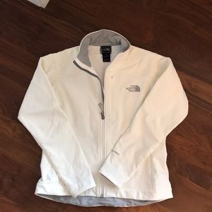 North Face Soft Shell Apex Jacket- White
